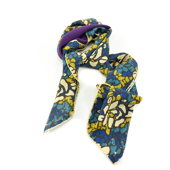 TIFFANY & Co: Multicolor, 100% Silk Scarf (rg) - Picture 4 of 5